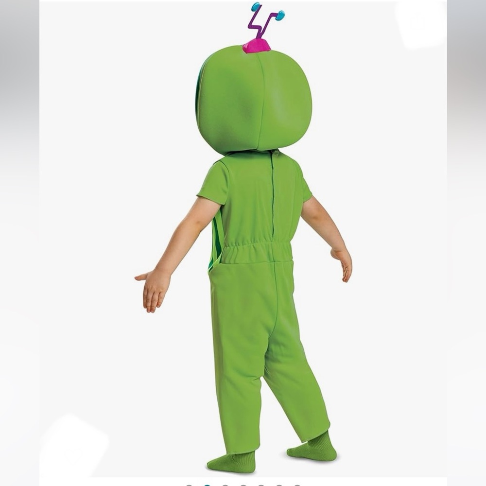 Official Cocomelon Baby Costume Onesie and Watermelon Headpiece size 6-12 months - Picture 2 of 7